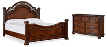 Load image into Gallery viewer, Lavinton Queen Poster Bed with Dresser
