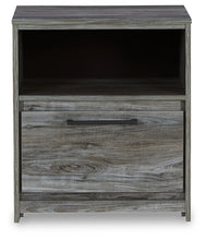 Load image into Gallery viewer, Baystorm King Panel Bed with Mirrored Dresser and Nightstand

