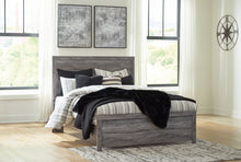 Load image into Gallery viewer, Bronyan Queen Panel Bed with Mirrored Dresser and Nightstand
