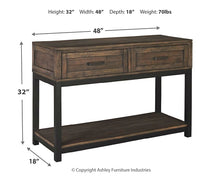 Load image into Gallery viewer, Johurst Sofa Table
