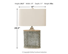 Load image into Gallery viewer, Deondra Metal Table Lamp (1/CN)
