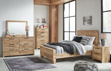 Load image into Gallery viewer, Hyanna Full Panel Bed with Mirrored Dresser
